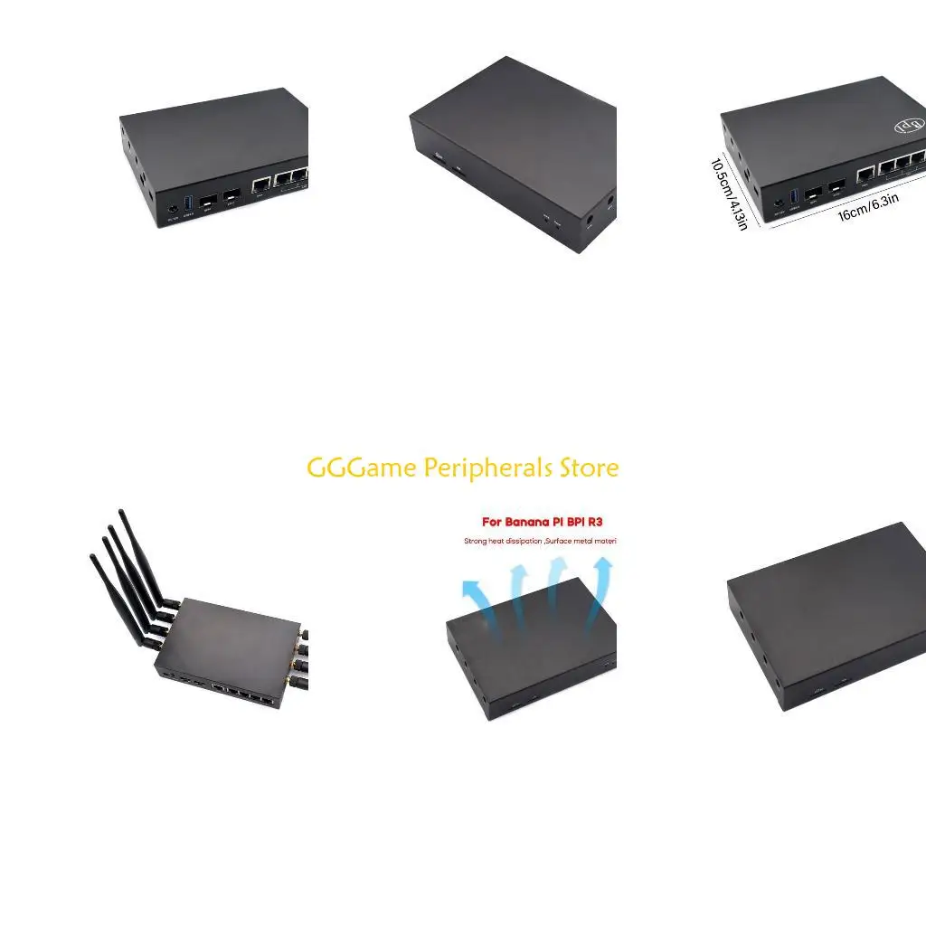 

U55B Metal Case- Box For Banana Pi-BPI Cooling Metal Shell CPU Protector Heatsink