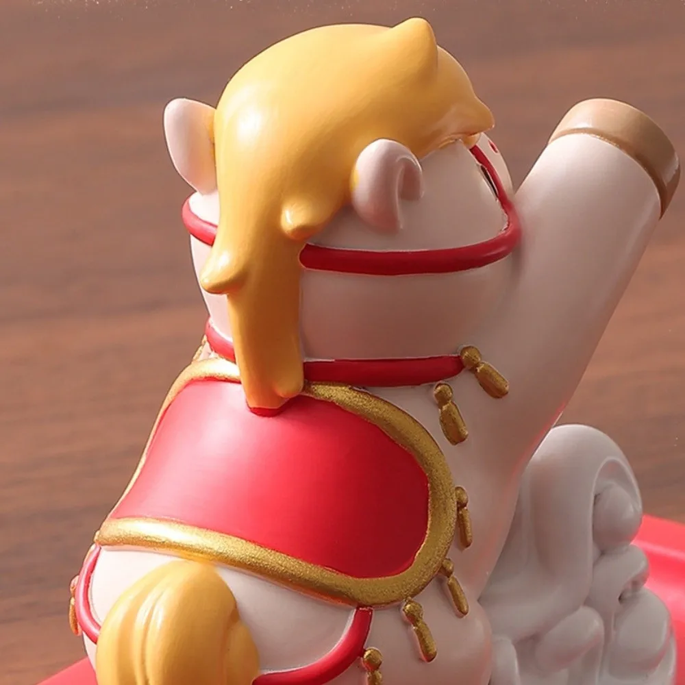 التميمة زودياك الحصان حامل هاتف زخرفة مهرجان ديكور الحيوان تمثال 2026 الحصان الحلي حامل لطيف الكرتون #5