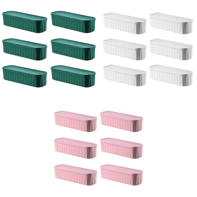 

6 Storage Case Drawer Organizers With Cover For Handkerchiefs Socks Underwear Storage Box For Wardrobe Dormitory