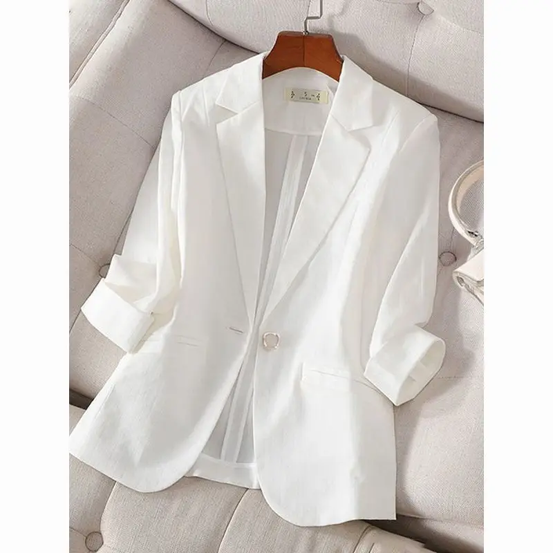 

Белый повседневный женский приталенный джинт, летний тонкий Seven Sve, небольшой размер, модное китайское производство, весна 20л.