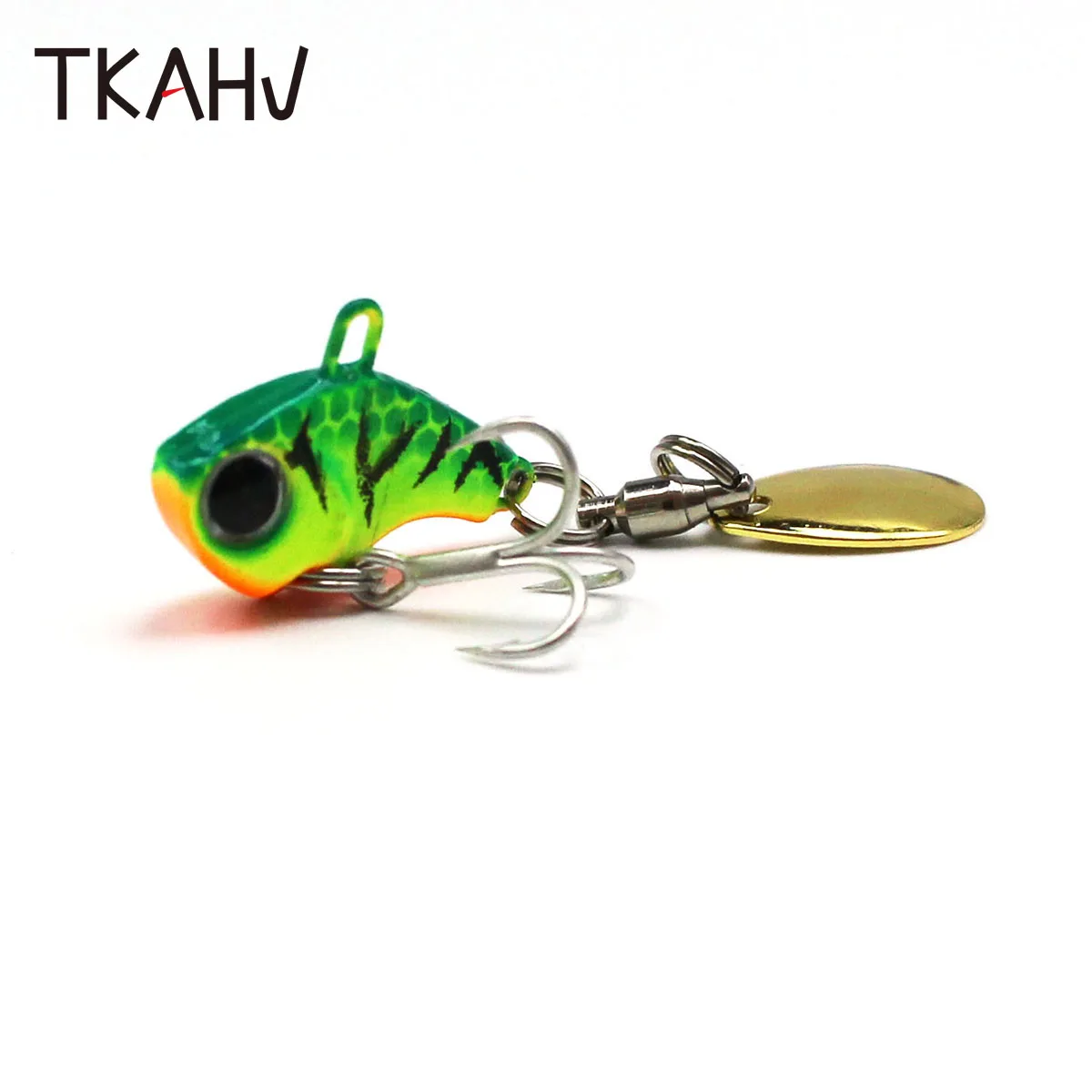 TKAHV 5g 7g 10g 14g 20g Sinking Spinner Bait Metal VIB Blade Fishing Lure Spoon Pin Rotating Sequins Crankbait Artificial Pike