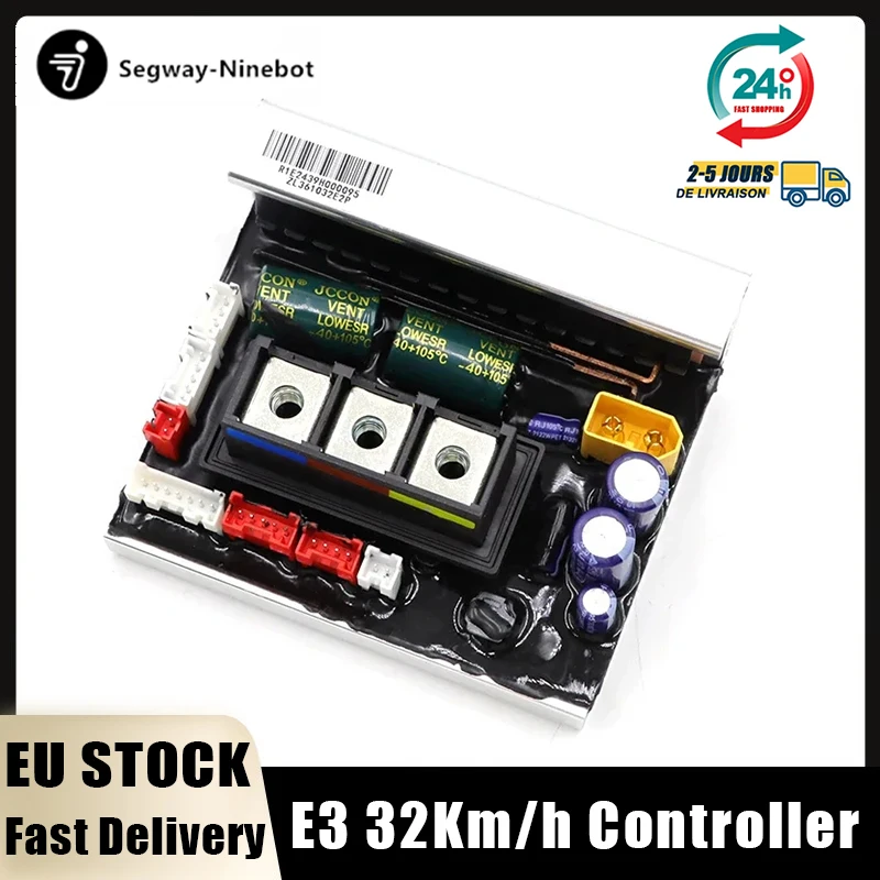 Disponibile in magazzino nell'UE, controller personalizzato da 32 km/h per monopattini elettrici Ninebot by Segway E3, E3E, E3 PRO, E3 PROE, E3 PROD, scheda madre, scheda di controllo e accessori.