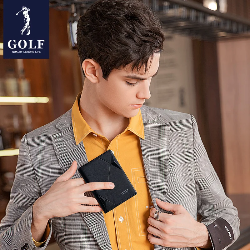 GOLF Card Bag for men 2022 new leather card bag Lightweight card holder thin card holder cowhide driver\'s license bag