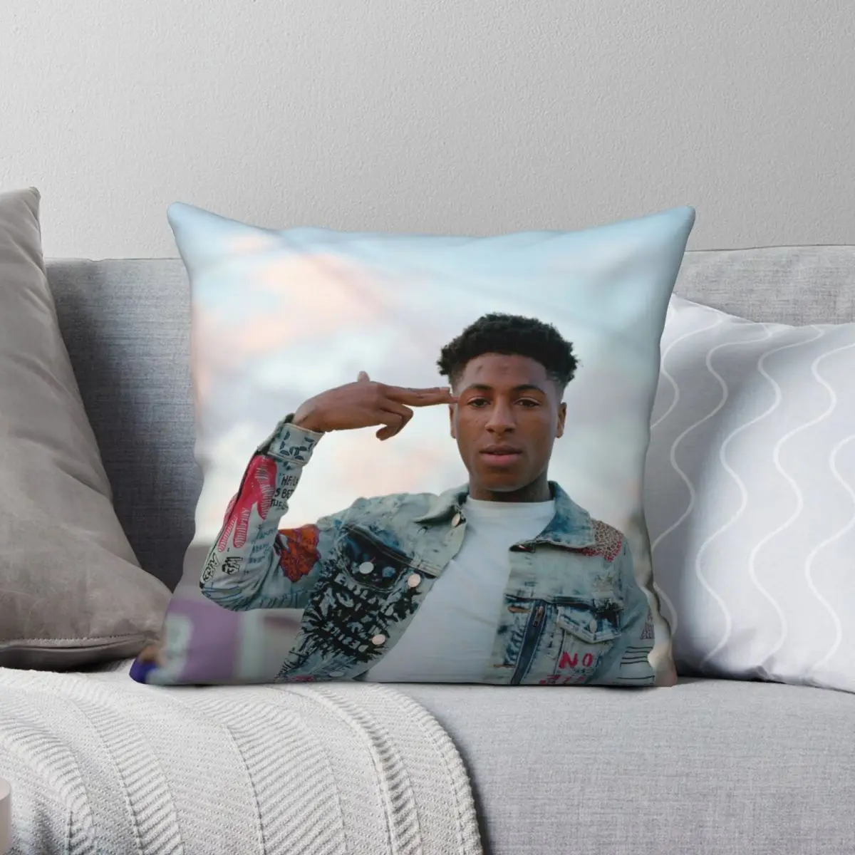 

Наволочка YoungBoy из полиэстера и льна, 18 дюймов