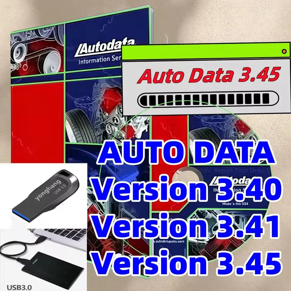 2025 Hot sale data AutoData 3.45 3.41 3.40 supported Automobile Maintenance Information Software