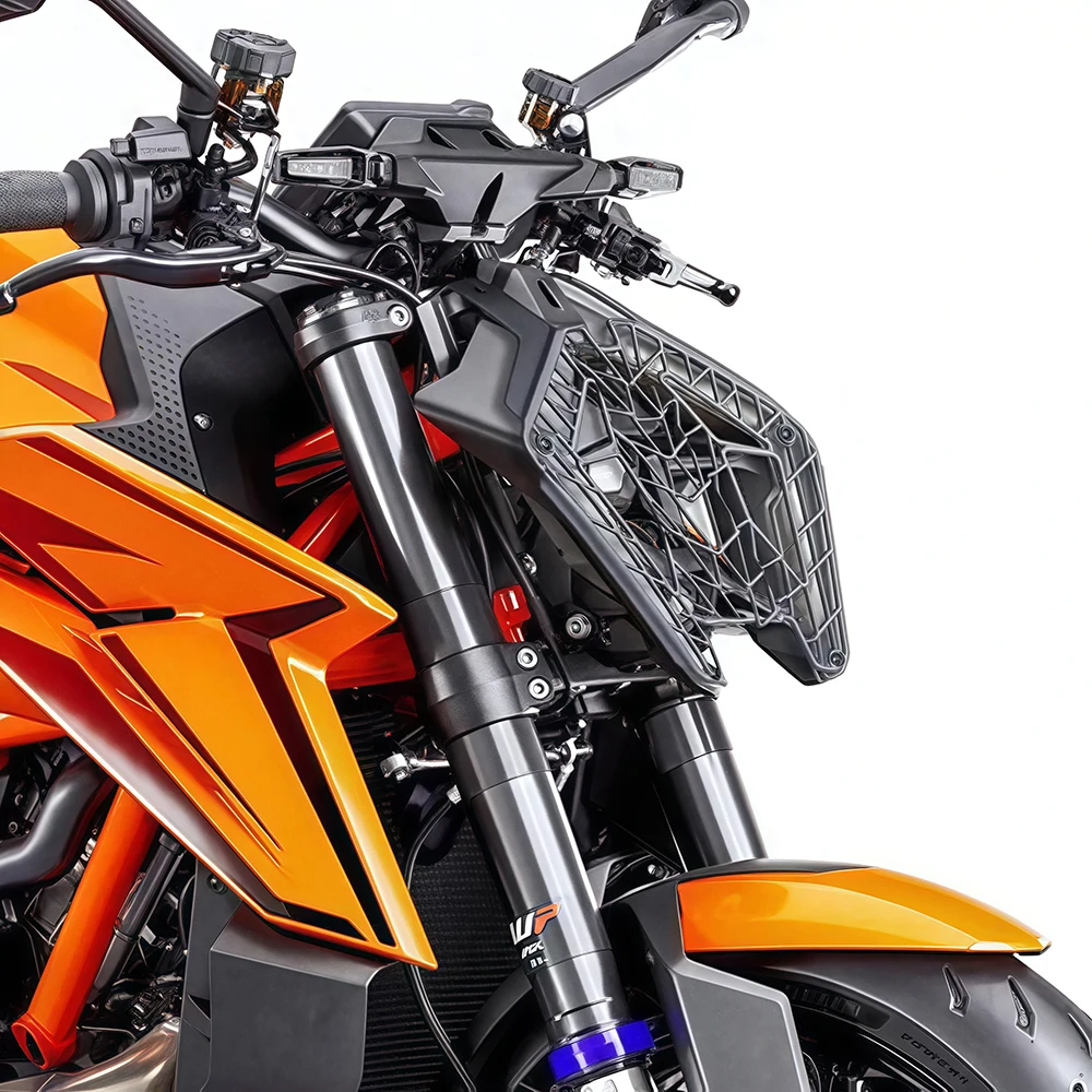 ل 1390 سوبر ديوك R Evo SuperDuke 1390 2024 + رئيس ضوء مصبغة الحرس العلوي غطاء للحماية الملحقات