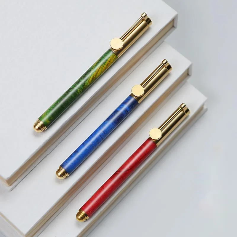 

Центральная красочная деревянная ручка для подписи Шариковая ручка для бизнеса и офиса