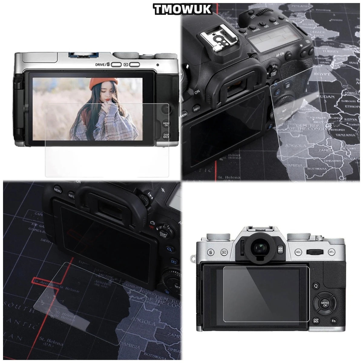 

For Fujifilm XA3 A5 A10 A20 XT1 XT2, Scratch Resistant Screen Protector Film 9H