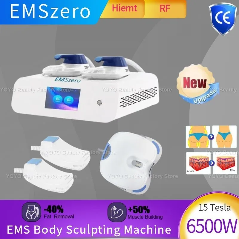 2025 Upgrade Portable Emszero NEO 6500W 200Hz EMS Body Sculpting Machine Hi-emt RF Body Contouring Muscle Stimulate15 Tesla