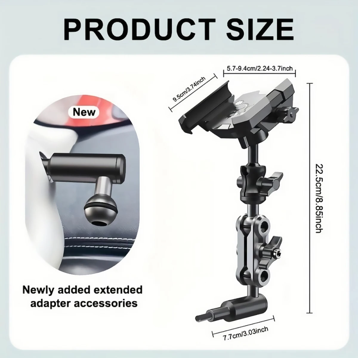 For Tank 300 Tank 500 Car A-Pillar Fixed Phone Holder 360 Degrees Rotatable Car Phone Holder Sturdy and Adjustable Phone Mounts