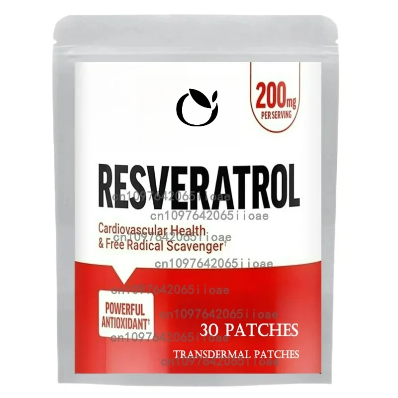 

30 пластырей Пластыри Resveratrol — Транпьютерные пластыри поддерживают здоровье сердца, антиоксиданты