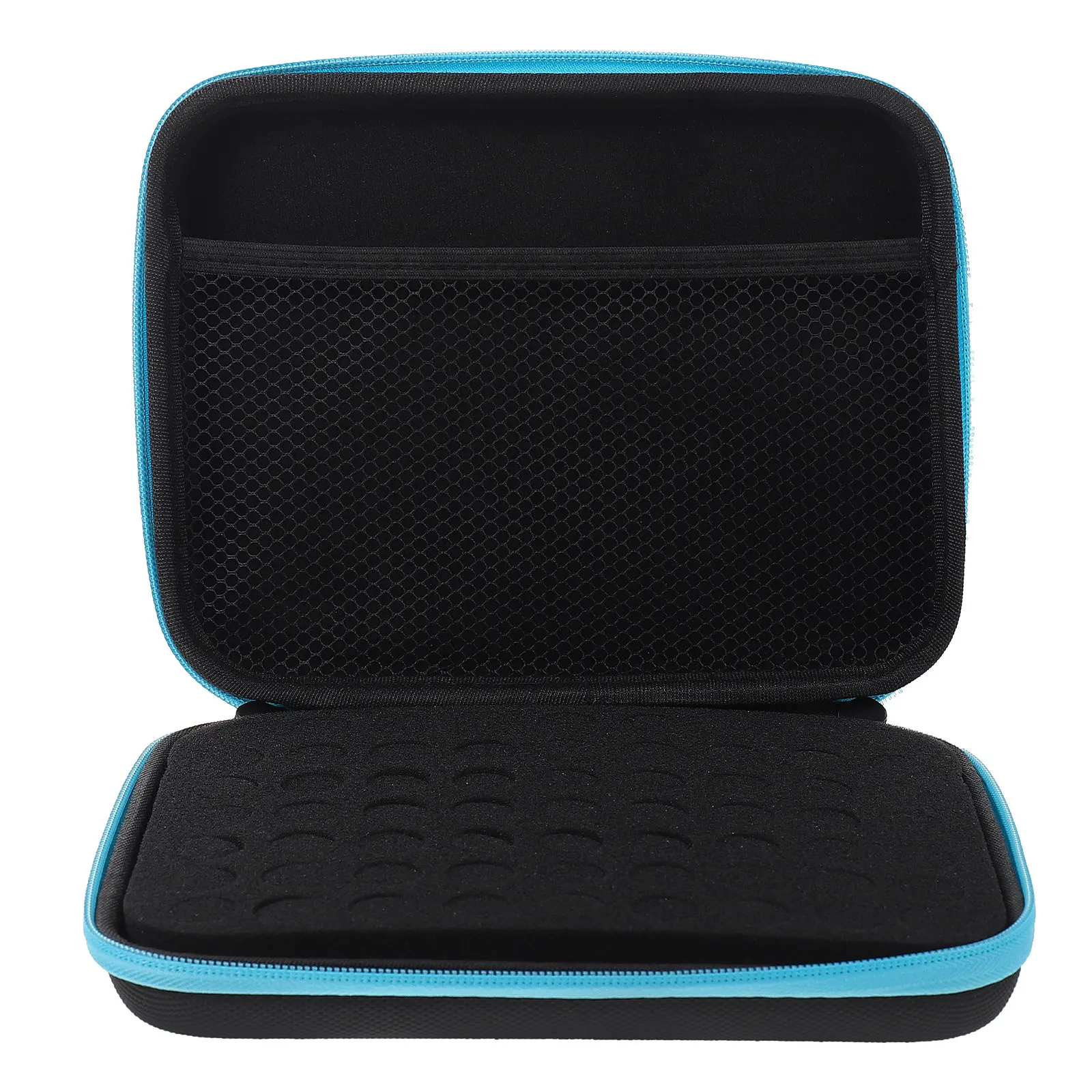 63-Piece Essential Oil Bottle Organizer Compartment Storage Case Portable Travel Carry Handle for Essential Oils Nail Polish
