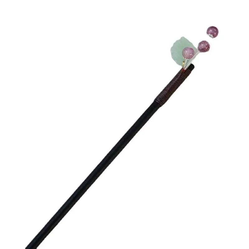 Hairpin: new Chinese versatile temperament, cherry Han costume, hair ornament, wooden hairpin, step shake, simple hairpin