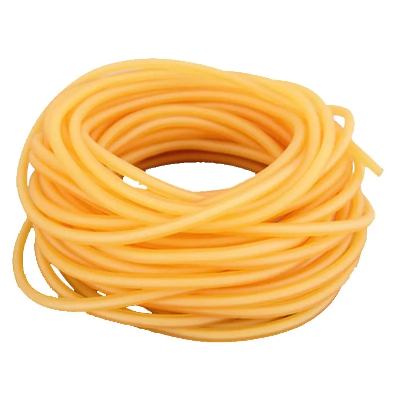 Natural Latex Slingshots Five Colors Rubber Tube 0.5-5M For Hunting Shooting 2X5mm Diameter High Elastic Tubing Band Accessories