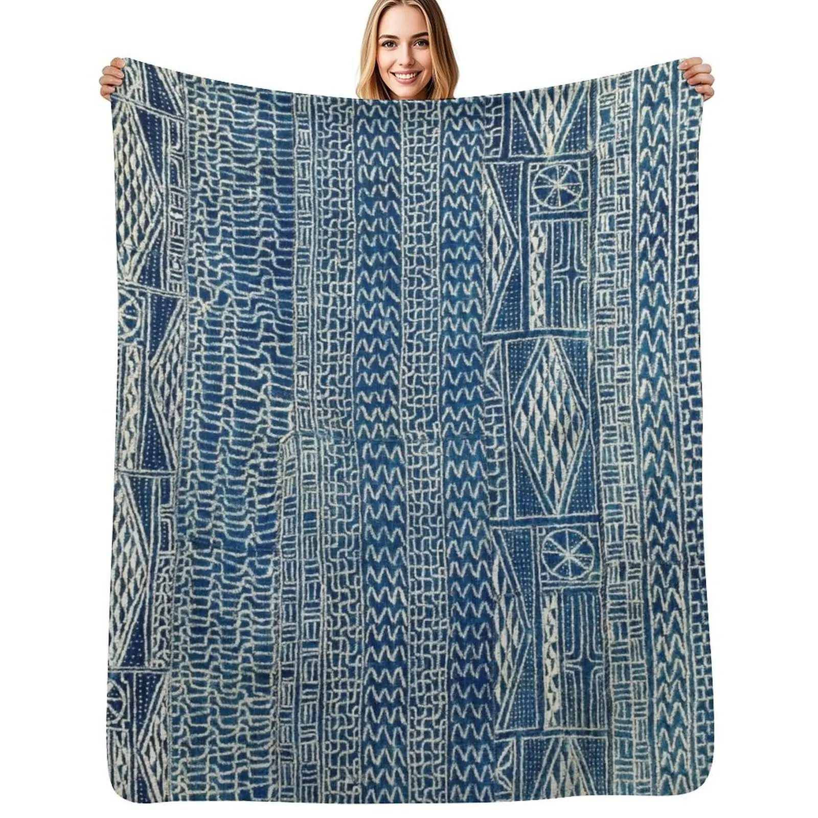 

Ndop Cameroon West African Textile Print Throw Blanket Kid'S Summer Blankets For Bed Blankets