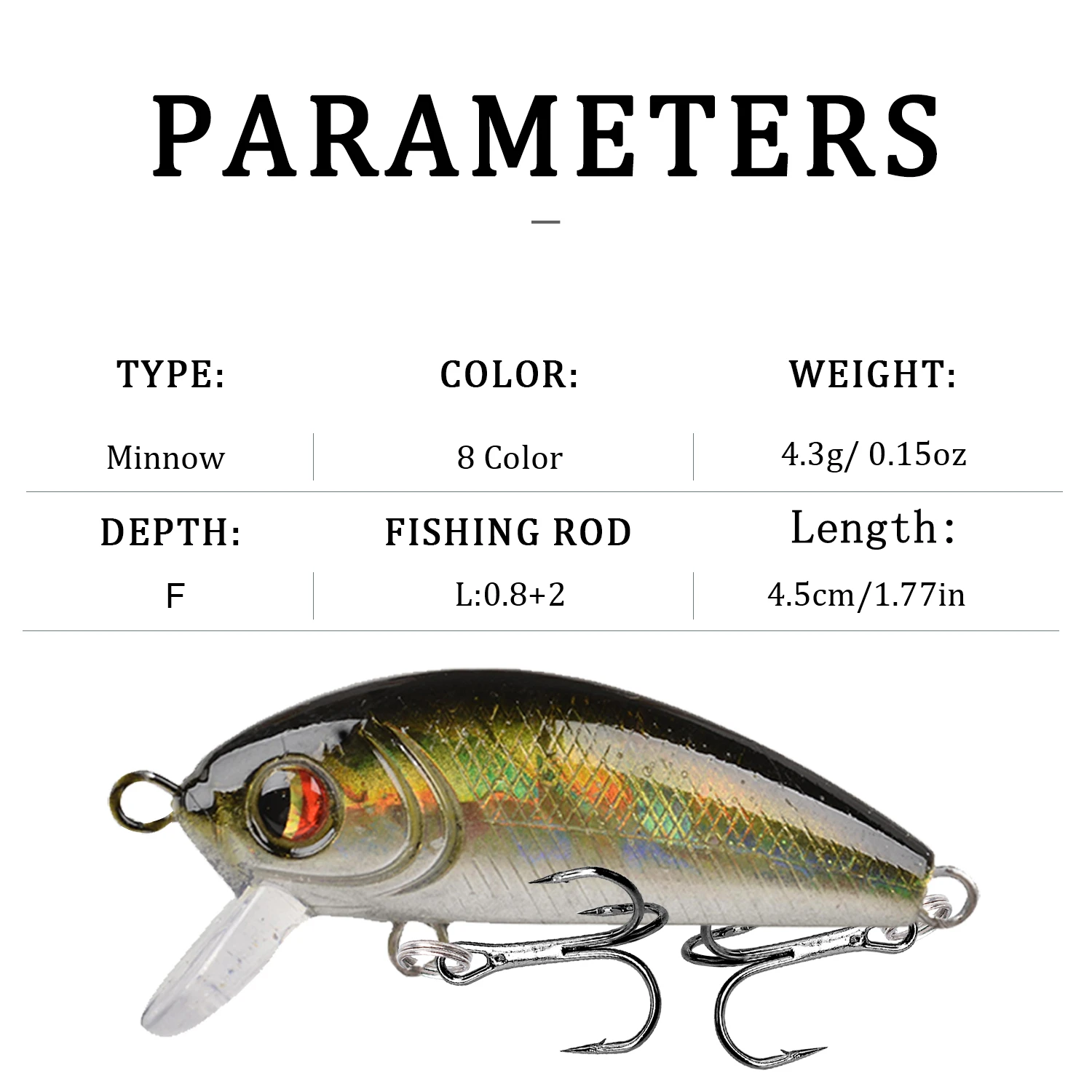 1Pc Japan Hot Model Floating Minnow Fishing Lures 5cm 4.5g Jerkbait Bass Pike Carkbait Wobblers Swimbait Professional Bait