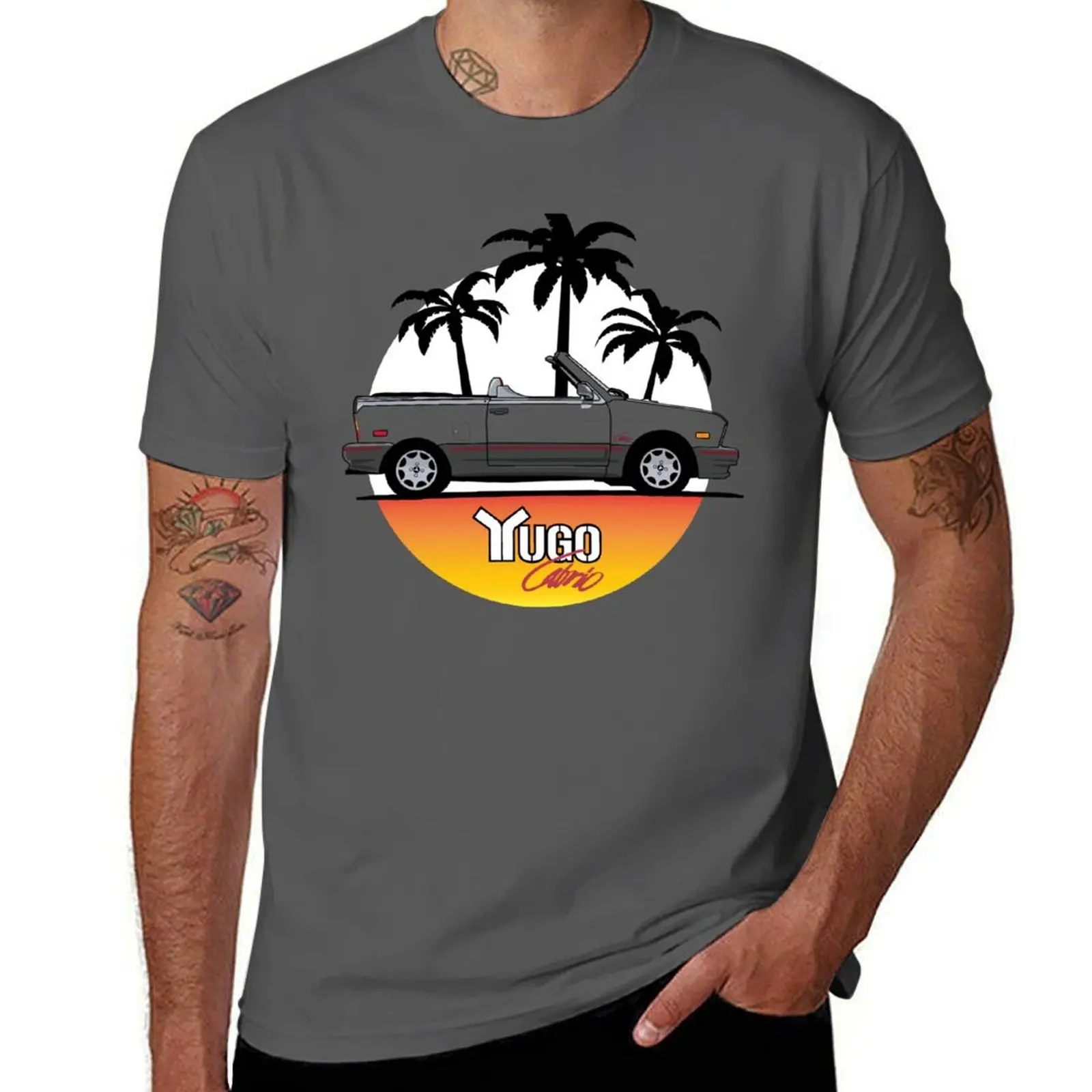 

Yugo Cabrio T-Shirt cotton t shirts man 100% man t shirts cotton essential t shirt T-Shirt