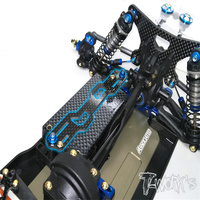 Original T works TE-171 Carbon fiber Battery Strap ( For Team Associated RC10 B64/B64D ) Rc part