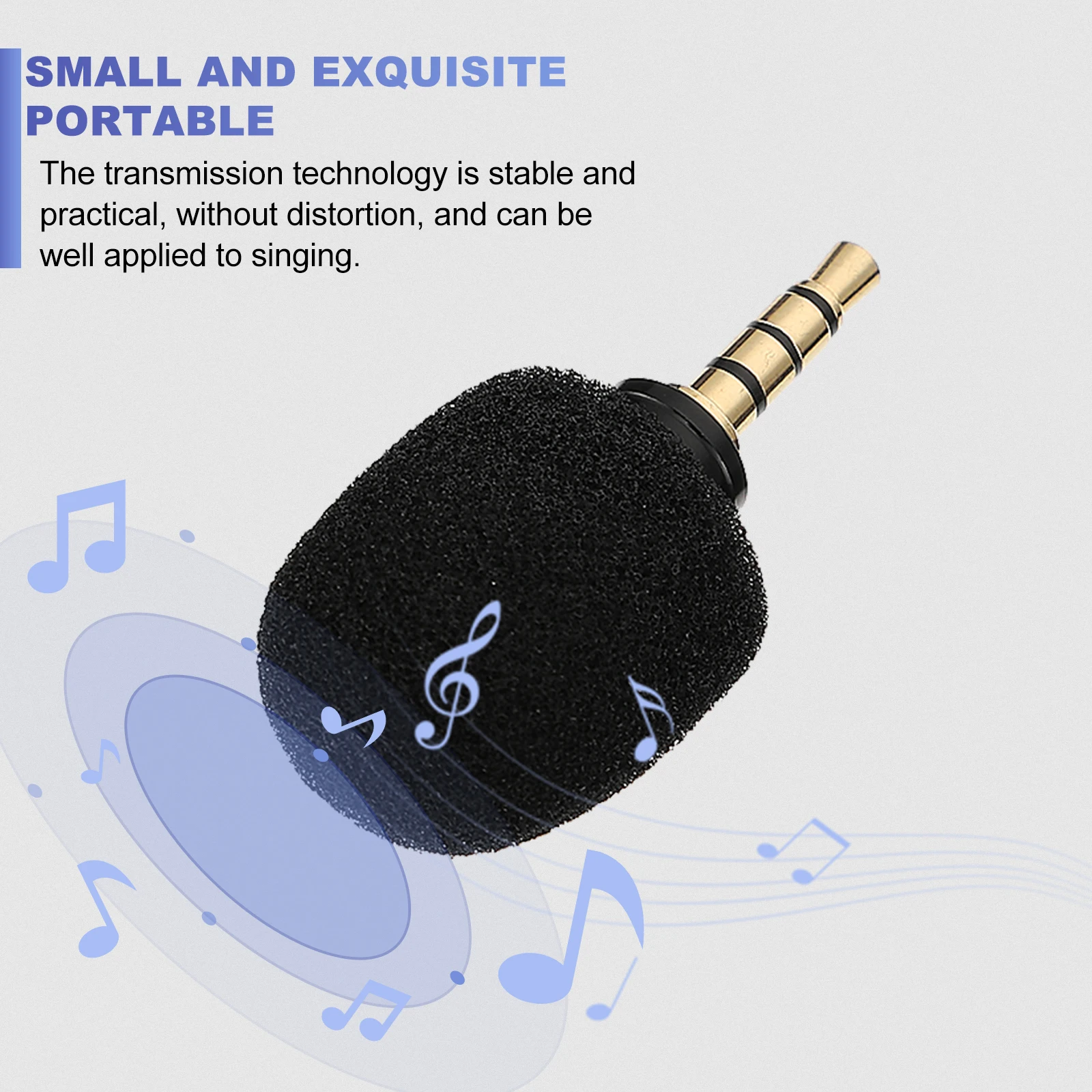 

Wireless Noise Cancelling Microphone High Sensitivity Condenser Mini Portable for Laptop PC Phone Singing Recording Aluminum