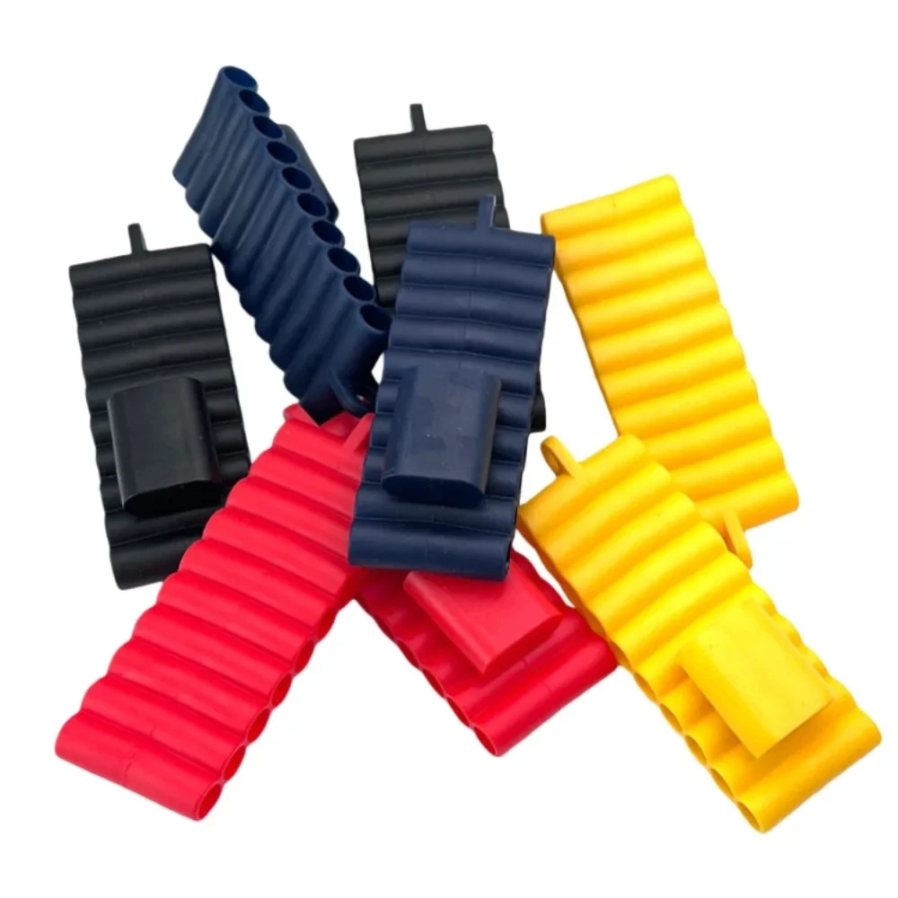 1Pc 22 Holes Screwdriver Bit Holder Soft Rubber Organizer 1/4 Inch Hex Screwdriver Head Drill Bit Stand Case Power Tools