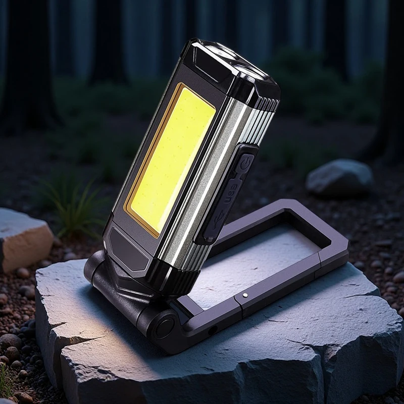 

COB/LED сильный свет фонарик магнитный прожектор ремонт светильники многофункциональная аварийная лампа USB 2200 мАч