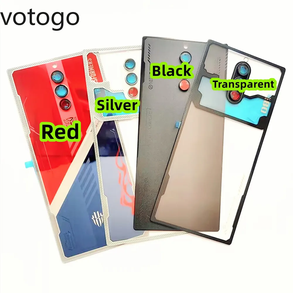 Original For ZTE Nubia Red Magic 8 Pro 8S Pro+ Plus Back Battery Cover Housing Rear Door Glass Lid Shell Case NX729J Replacement