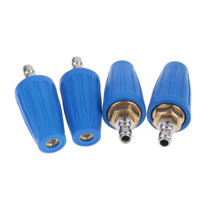 High Pressure Washer Rotating Turbo Nozzle 1/4" Quick Disconnect 3200 PSI Multi-Angle Spray for Car Home Cleaning