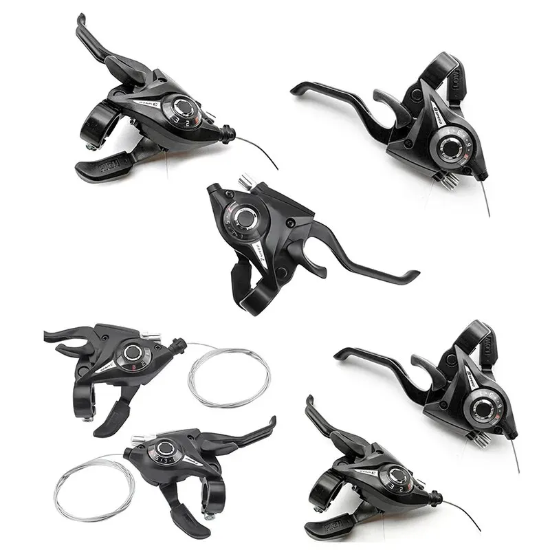 Bicycle Derailleurs EF51 3/7/8/21/24 Speed Switch Mountain Bike Shifter Lever Brake with Shift Cable Cycling Disc Handle