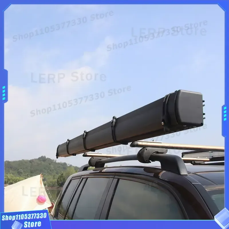 Custom 200x300x200CM Aluminum Alloy Roof Mounted Car Side Canopy Single Layer Four Season Rainproof Outdoor Shelter Tent Four