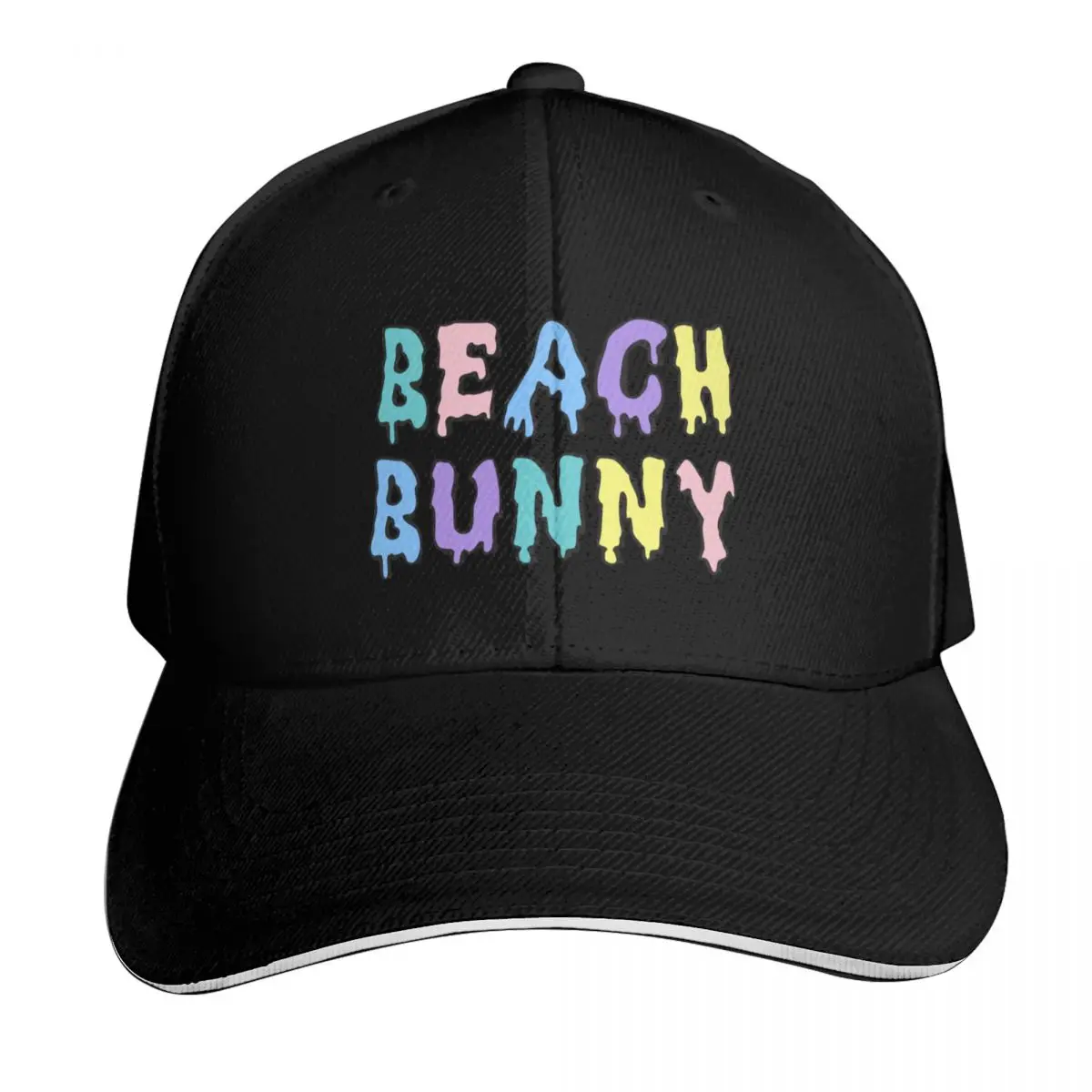 Beach Bunny sticker Baseball Cap Adjustable Buckle Closure Moisture Wicking Quick Dry Curved Brim Classic Fit