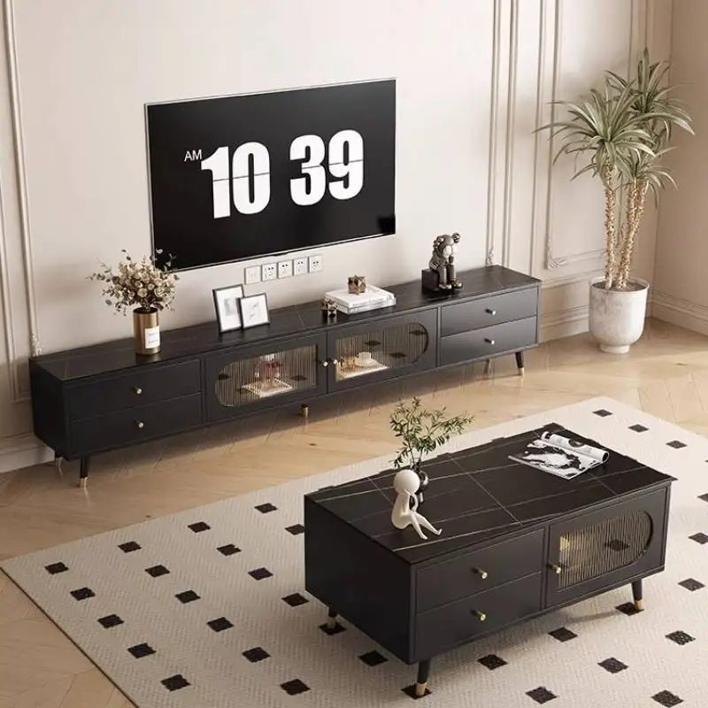 Classic Storage Tv Cabinet Minimalist Vintage Luxury Modern Tv Cabinet Nordic Unique Designer Muebles Para Sala Furniture Home