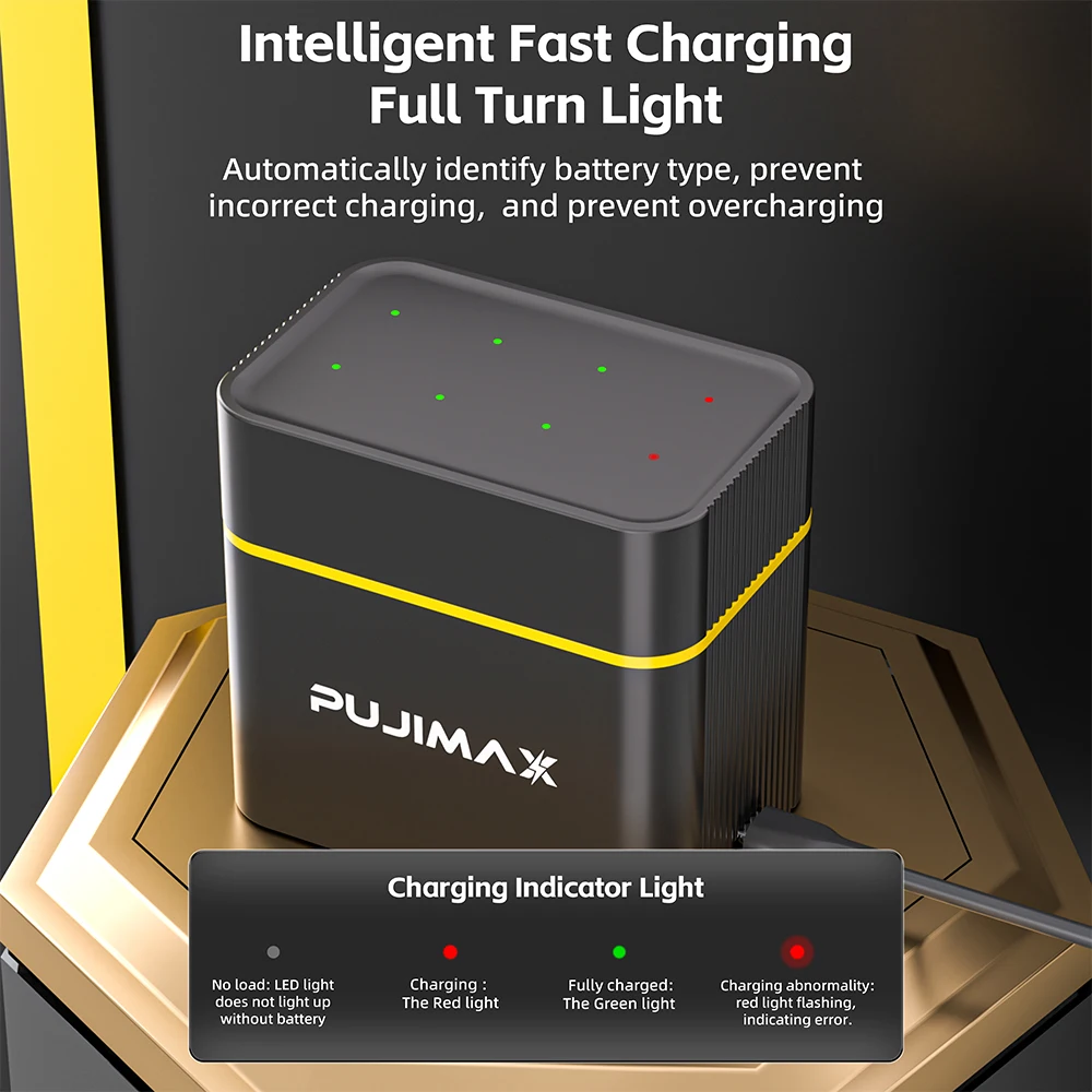 PUJIMAX New High Performance Rechargeable Lithium Battery AA 1.5V Rechargeable Battery Camera Game Console Flashlight Tool