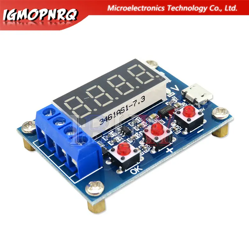ZB2L3 Power Battery Capacity Tester LED Digital Li-ion Lithium 18650 External Load Battery Discharge Testing Analyzer Micro USB