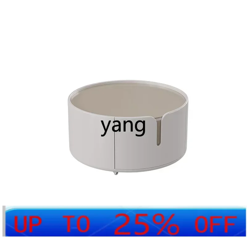LHrock slab coffee table household light luxury modern simple cream wind mobile tea table kung fu tea integrated
