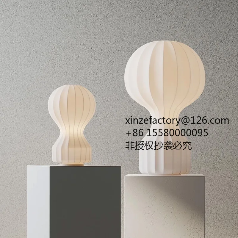 

Factory Direct 2026 Top Rated Nordic Silk Desk Lamp Hotel