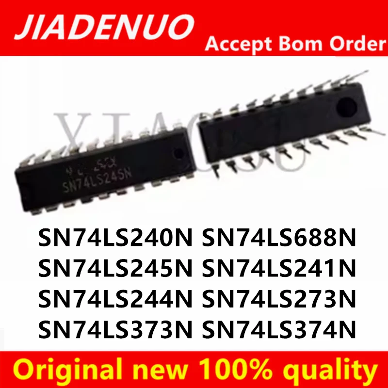 (10pcs)100% New SN74LS245N SN74LS240N SN74LS241N SN74LS244N SN74LS273N SN74LS373N SN74LS374N SN74LS688N DIP20