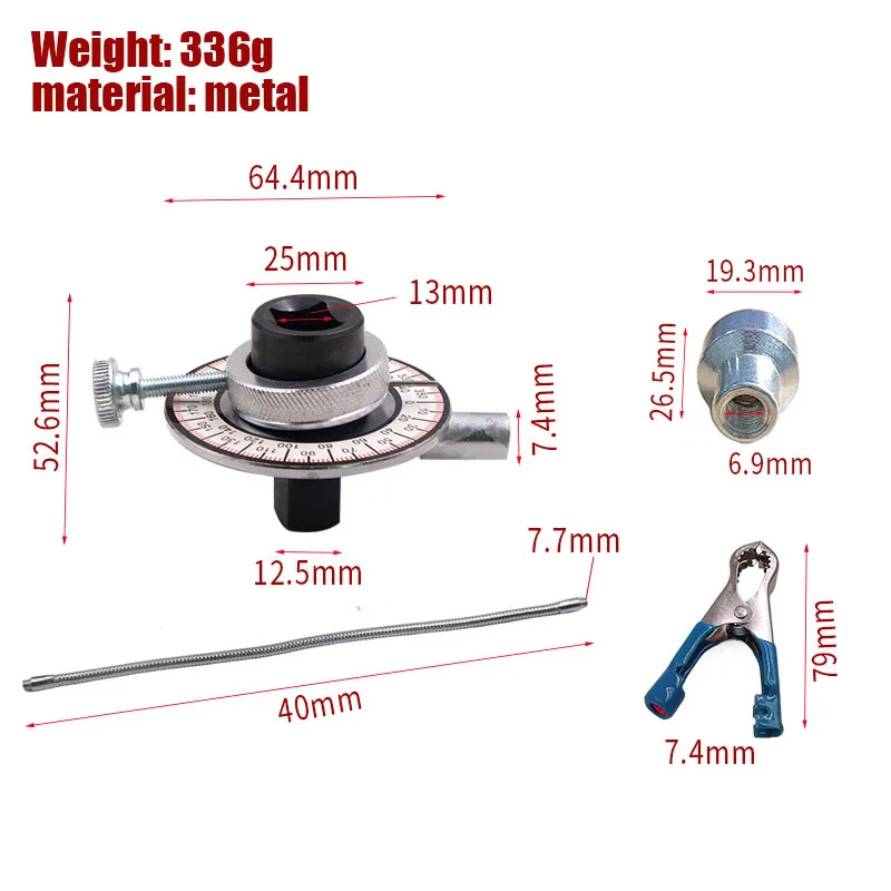 Ângulo do veículo Medidor do torque, medidor do torque, chave do calibre, instrumento de medição, indexador