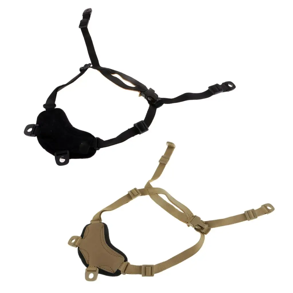 Adjustable Helmet Chin Strap Foam Nylon Secure Buckle Helmet Accessory for Fast ACH MICH Helmets