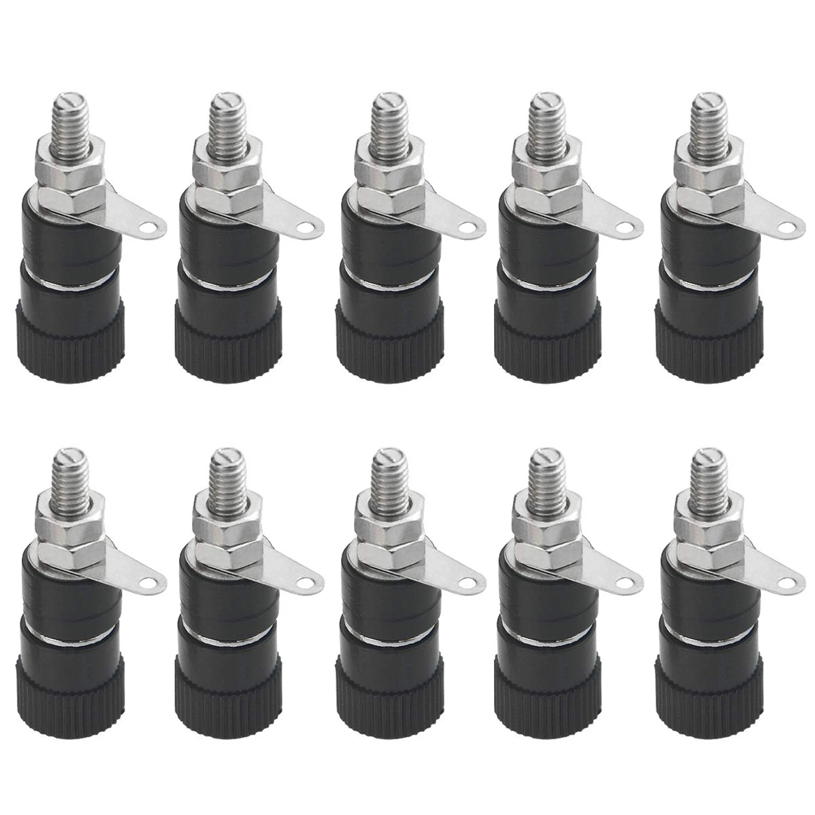 10 Stück verbindliche Pfosten Klemmen 4mm Bananen stecker Buchse 4mm Anschluss Anschluss für Verstärker Arduino