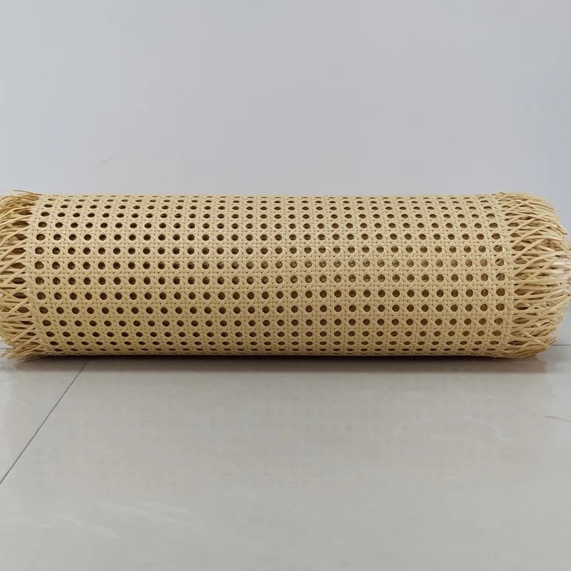 

15 Meters/Roll Natural Indonesian Real Rattan Cane Webbing Roll Furniture Chair Table Ceiling Background Door DIY Material