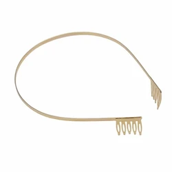BoYuTe (10 Pieces/Lot) 120*4MM Metal Iron Headband Hair Band with 23*25MM Comb Handmade Diy Jewelry Making Materials