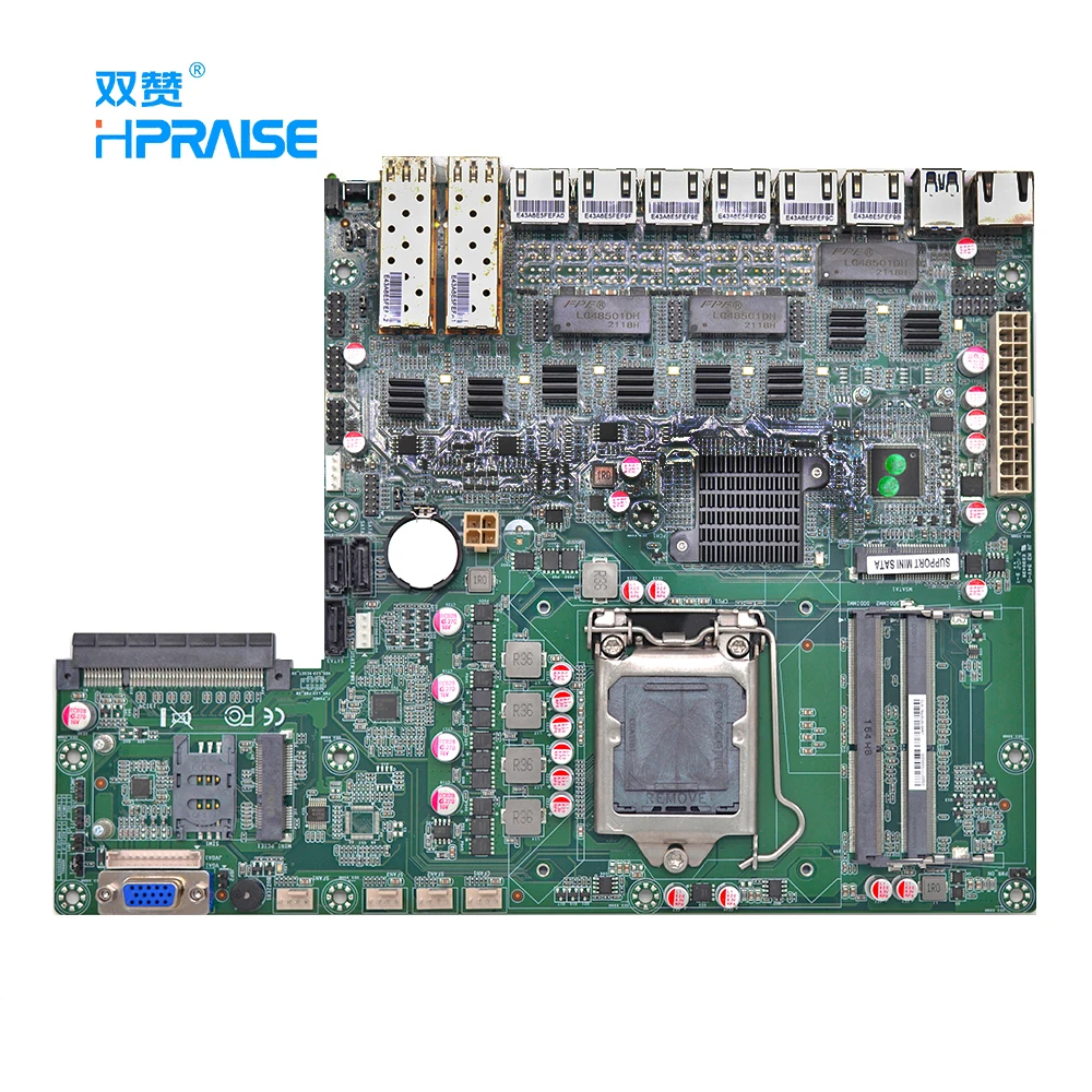 LGA 1151 Processor B150 Motherboard 1000 Ethernet 6 LAN 6 USB Mini Pcie RJ45 S-IM Server Motherboard