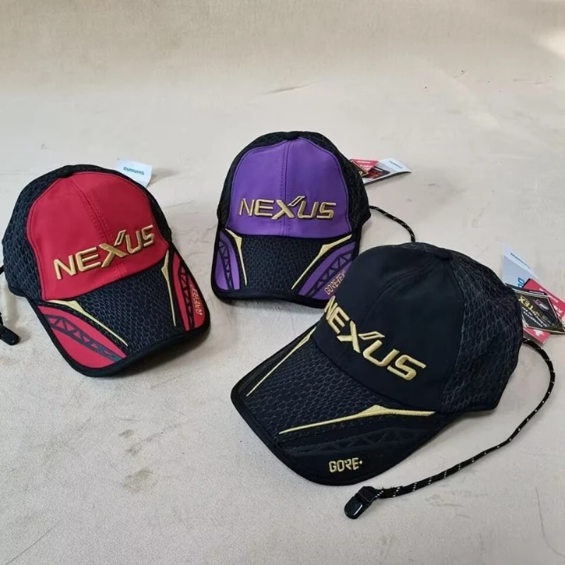 

Новая рыболовная шапка NEXUS с вышивкой, мужская летняя солнцезащитная дышащая водонепроницаемая быстросохнущая бейсболка для рок-рыбалки