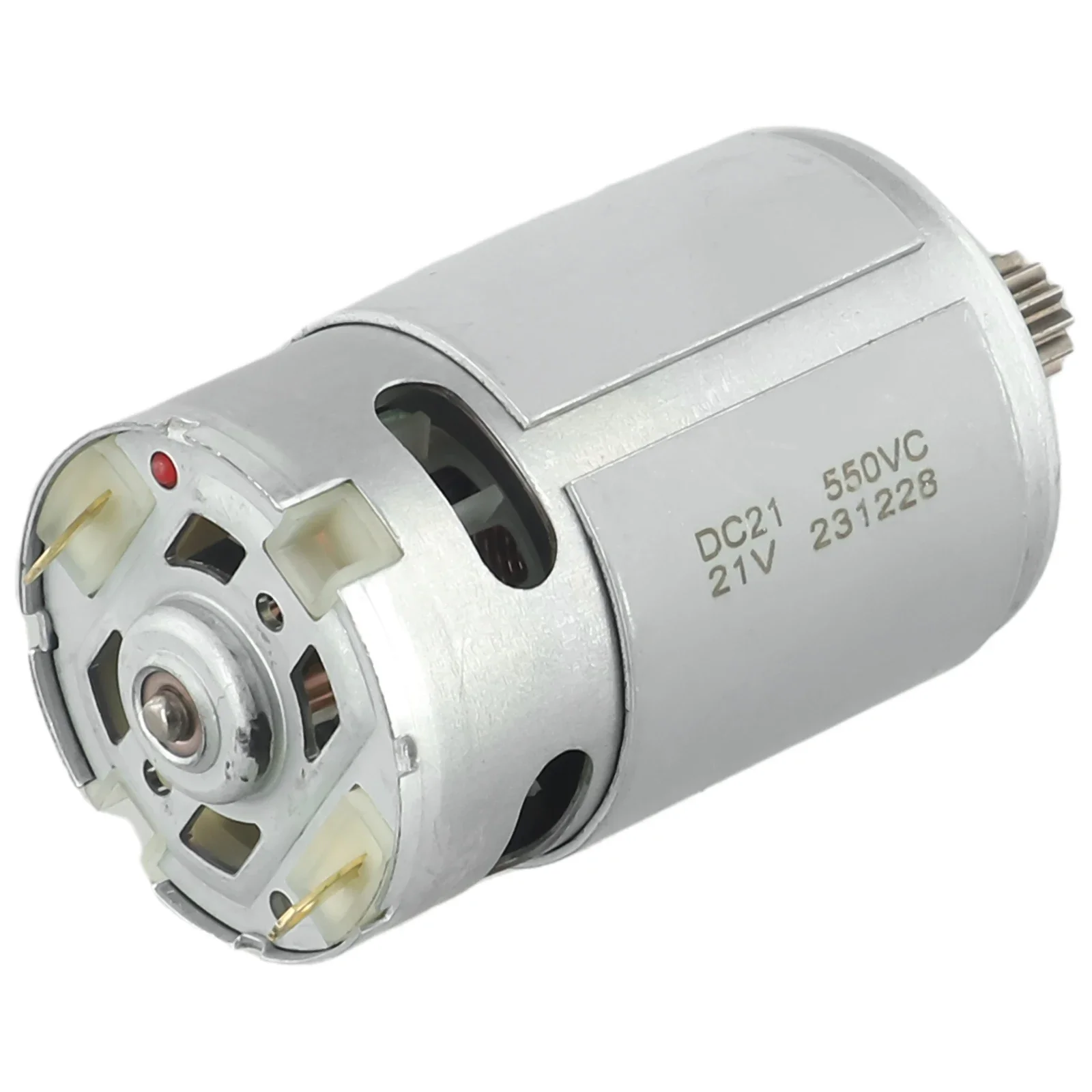 RS550 21V DC Motor With Two-Speed 12 Teeth And High Torque Gear Box For Dril Home DIY Power Tool Replacement Accessories