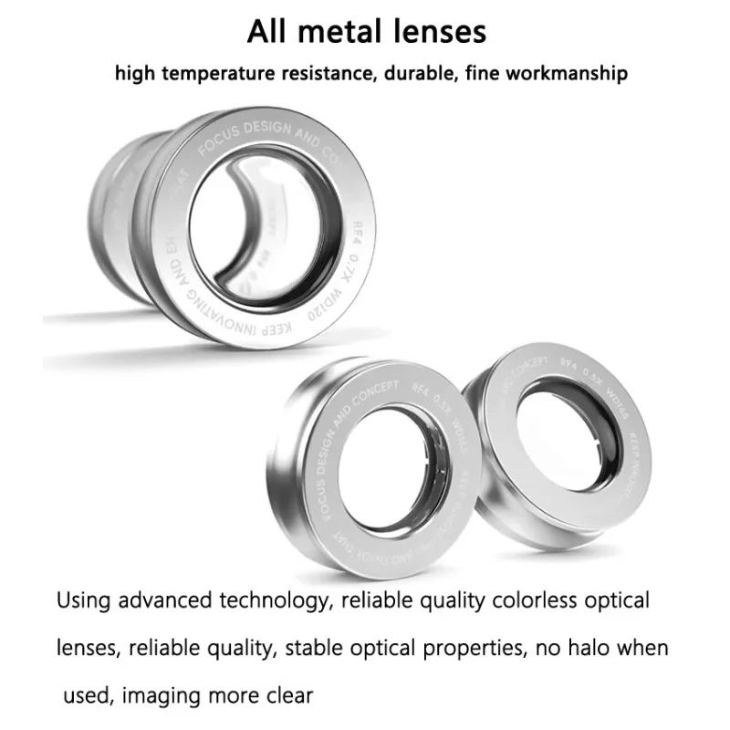 

RF4 WD165 0.5X 0.7X Auxiliary Objects Lens Microscope Lens For Trinocular Stereo Zoom Microscope Barlow Glass Lens