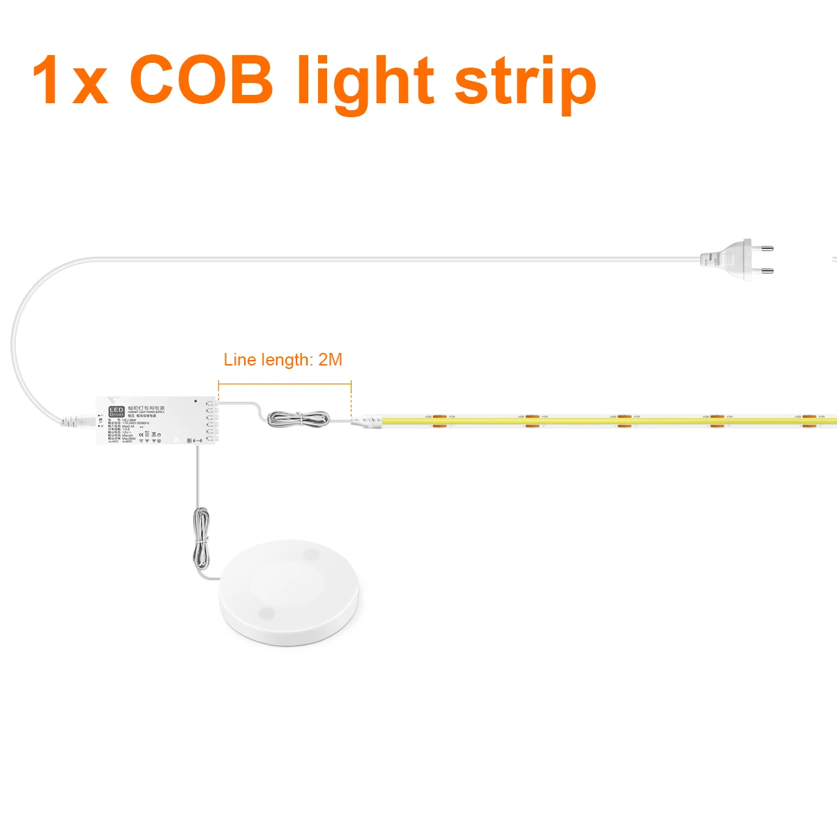 MALITAI LED Touch Dimmer Under Cabinet Light Strip 6