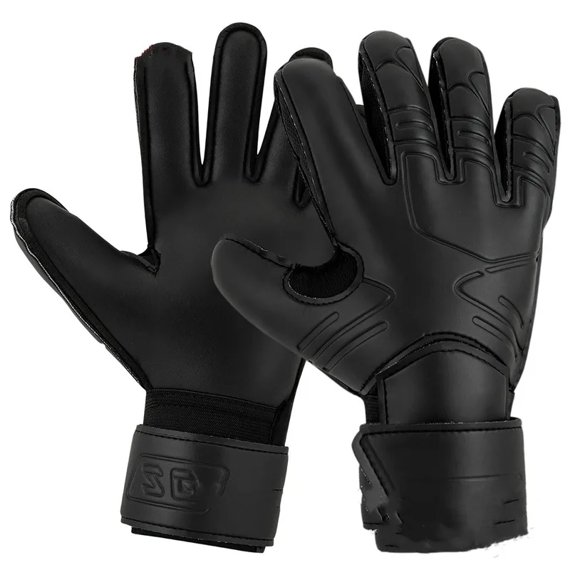 Guantes antideslizantes de portero de fútbol para niños, guantes de entrenamiento de fútbol al aire libre, protección de dedos, guantes de portero