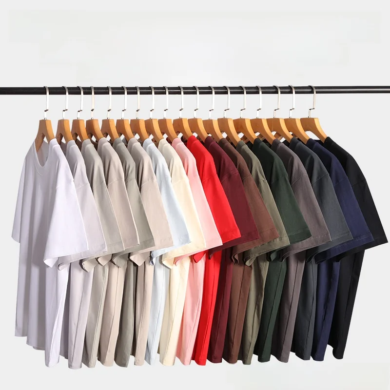 

230 Grams Long Staple Cotton Short Sleeve T-Shirt Casual Couple Style Loose Fit Cotton100% Cleanfit Yangjing Brand