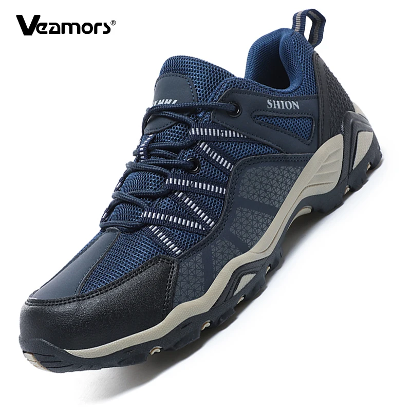 

Breathable Mesh Hiking Shoes Men's Trekking Climbing Sneakers Anti-slip Walking Camping Shoes Outdoor Sports Shoes Lace-up