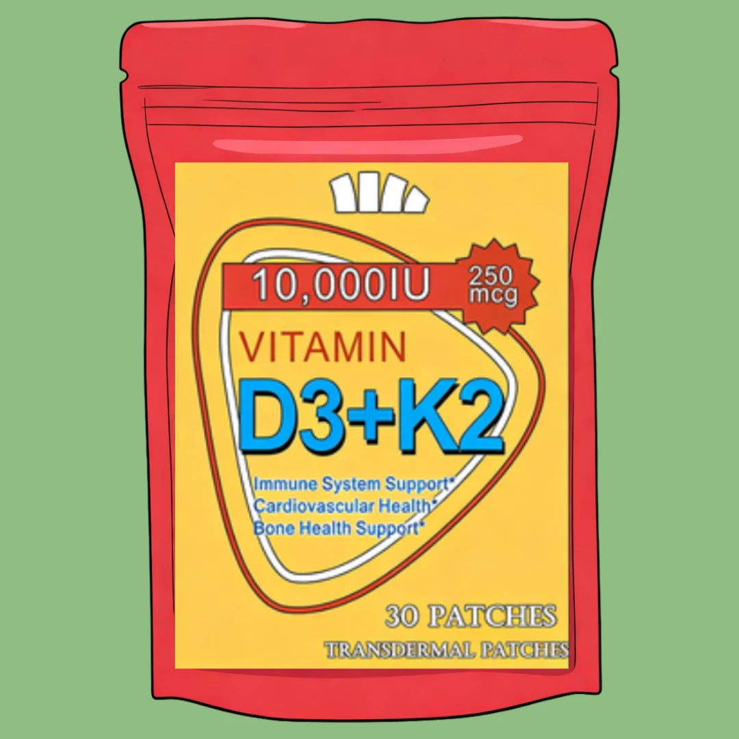 Vitamin K2 + Transdermal Patches Premium Immune, Heart & Bone Health 30 Patches